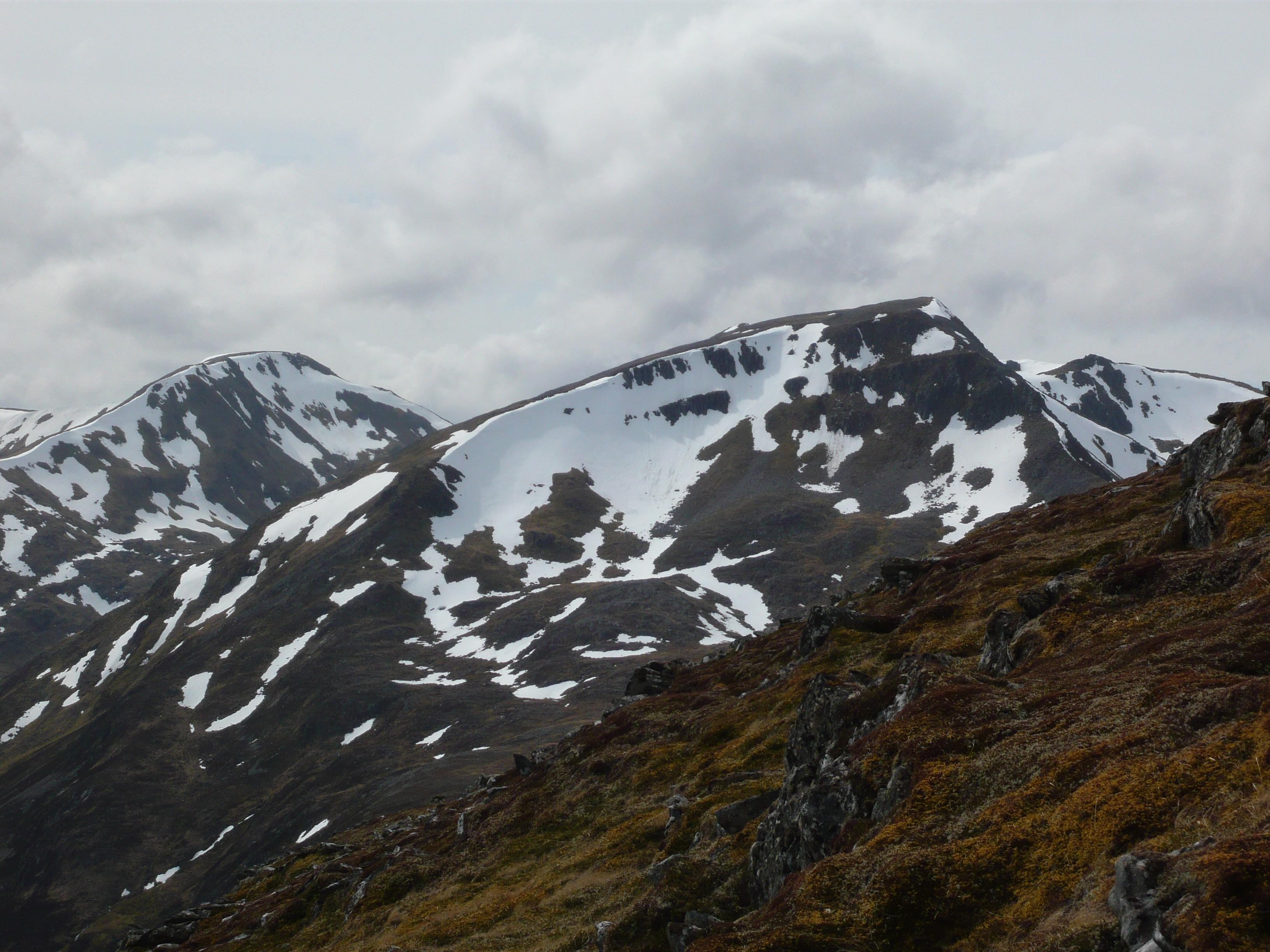 Looking west while climbing Tom a' Choinich