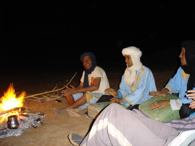 Some of our guides singing & drumming